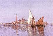 John Douglas Woodward San Giorgio Maggoire, Venice oil painting